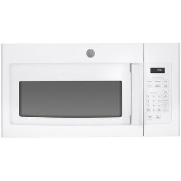 GE 1.6 Cu. Ft. Over-the-Range Microwave Oven White + Oven Mitt & 3 Year Warranty