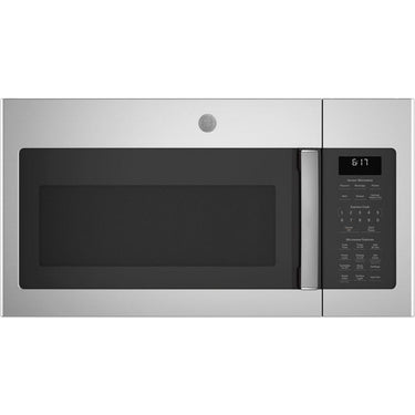 GE 1.7 Cu. Ft. Over-the-Range Sensor Microwave Oven Steel + Mitt & 3 Yr Warranty