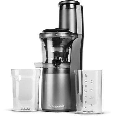 NutriBullet Slow Masticating Juicer Machine 150 Watts, Charcoal Black - Refurbished