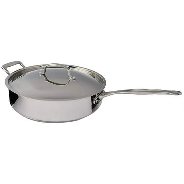 Cuisinart MultiClad Pro Triple Ply 5.5-Quart Saute Skillet, Saute Pan w/ Helper & Cover
