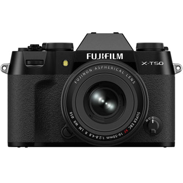 Fujifilm X-T50 Mirrorless Digital Camera (Black) with XF16-50mmF2.8-4.8 R LM WR Lens Kit