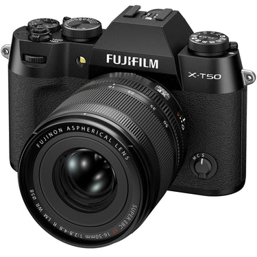 Fujifilm X-T50 Mirrorless Digital Camera (Black) with XF16-50mmF2.8-4.8 R LM WR Lens Kit