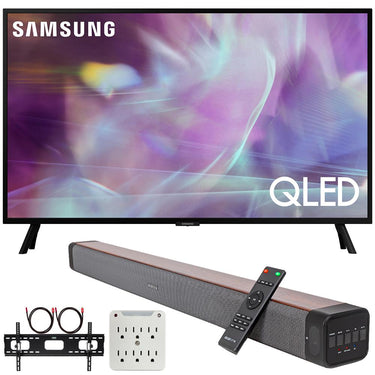 Samsung QN85Q60D 85 Inch QLED 4K Smart TV (2024) + Premium Soundbar + Mount Kit