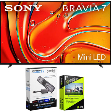 Sony BRAVIA 7 55" 4K QLED Mini-LED TV 2024 Bundle with Redeemable DIRECTV Gemini Air