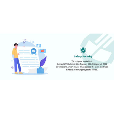 GOTRAX Gotrax Nano 14" Electric Bike, Max Range 25Miles & Max Speed 15.5Mph - OPEN BOX