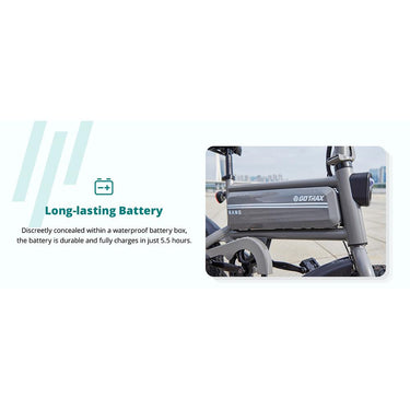 GOTRAX Gotrax Nano 14" Electric Bike, Max Range 25Miles & Max Speed 15.5Mph - OPEN BOX