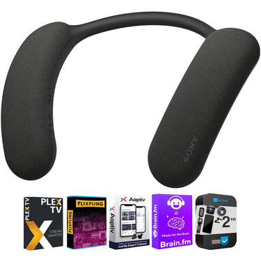 Sony BRAVIA Theater U Wearable TV Speaker + Audio Essentials & 2 Year Warranty
