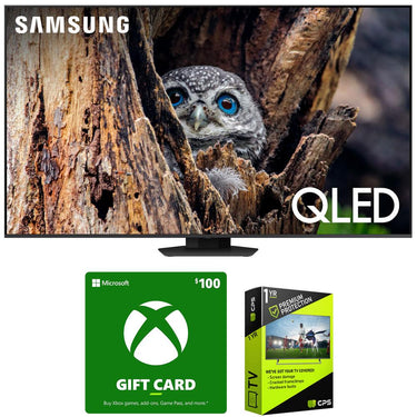 Samsung QN85Q80D 85" QLED 4K Smart TV (2024) + $100 Xbox Gift Card + Warranty Bundle