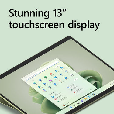 Microsoft Surface Pro 9 13" Tablet, Intel i5, 8GB/256GB, Forest (QF8-00013) - Refurbished