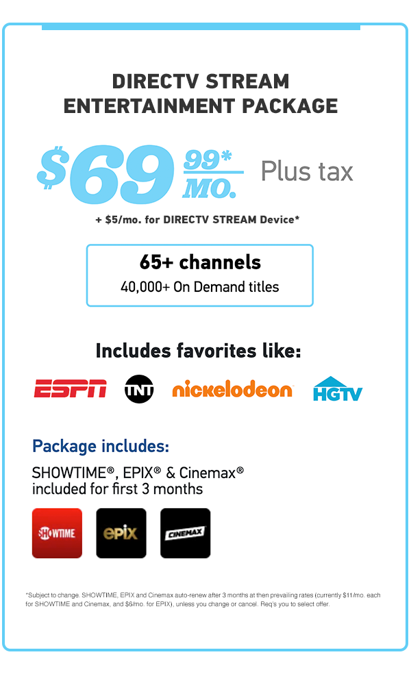 DirecTV Stream Packages: How To Get $10 Off, Plans, Prices