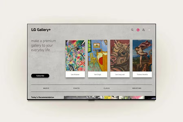 Personalize your space with LG Gallery +