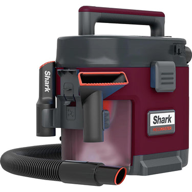 Shark MessMaster 1 Gallon Portable Wet/Dry Vacuum for Pets, Cars - Burgundy Refurb