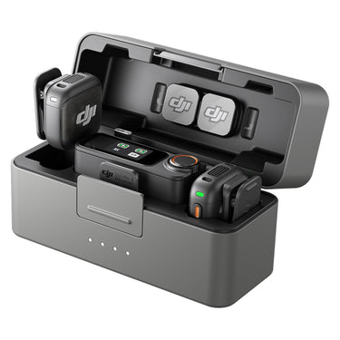 DJI Mic 3 (2 TX + 1 RX + Charging Case) Advanced Mini Wireless Microphone