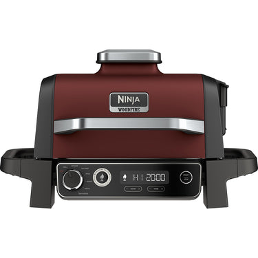 Ninja Woodfire Outdoor Grill and Smoker, Red