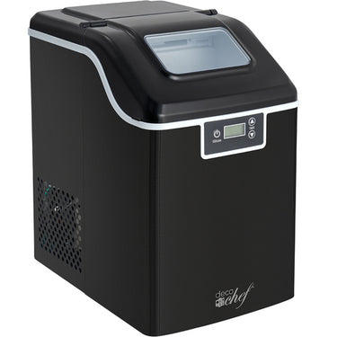 Deco Chef 44LB Countertop Nugget Ice Maker with 2.6LB Auto-Renew Basket 1.8LB/Hour, Black