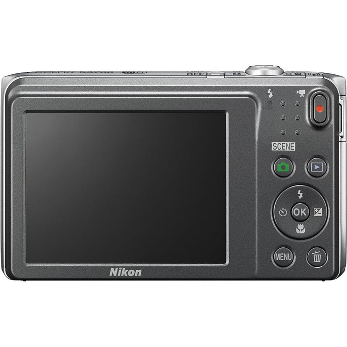 Nikon COOLPIX S3700 20.1MP 8x Optical Zoom WiFi Digital Camera - Refurbished