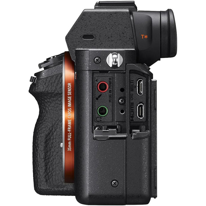 Sony a7R II Full-frame Mirrorless Interchangeable 42.4MP Camera Body 35mm Lens Bundle