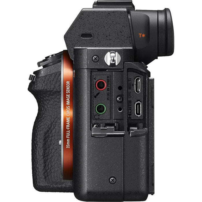 Sony a7R II Full-frame Mirrorless Interchangeable Lens 42.4MP Camera Body 64GB Bundle