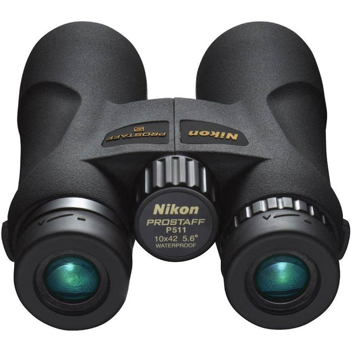 Nikon 7571 PROSTAFF 5 Binoculars 10x42 Adventure Bundle
