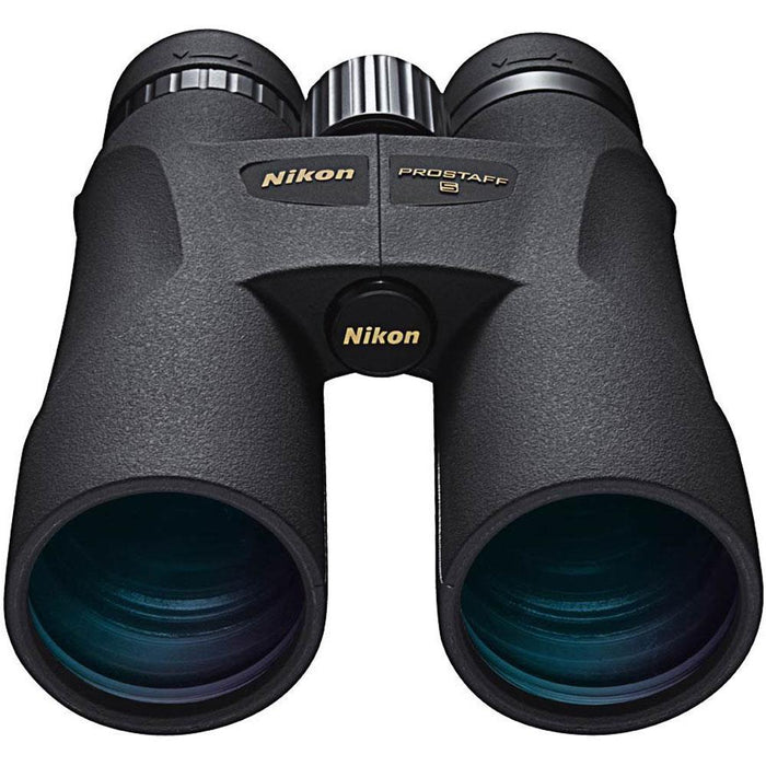 Nikon 7573 PROSTAFF 5 Binoculars 12x50 Adventure Bundle