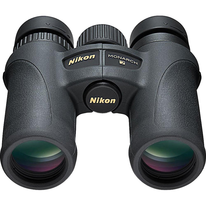 Nikon 7580 Monarch 7 Binoculars 10x30 Explorer Bundle