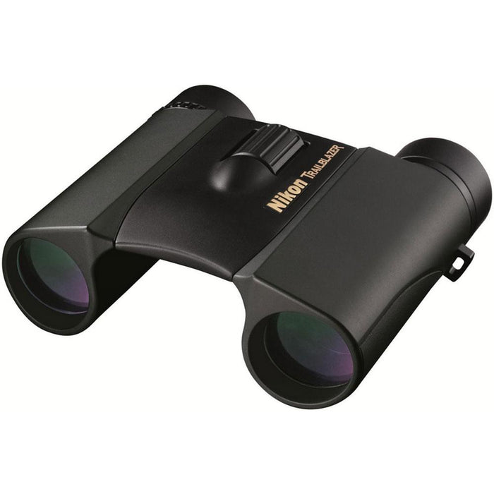 Nikon 8218 10x25 Trailblazer ATB Hunting Binoculars Explorer Bundle
