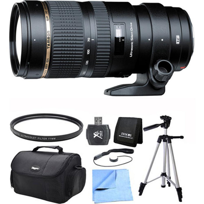 Tamron SP 70-200mm F/2.8 DI USD Telephoto Zoom Lens for Sony Exclusive Pro Kit