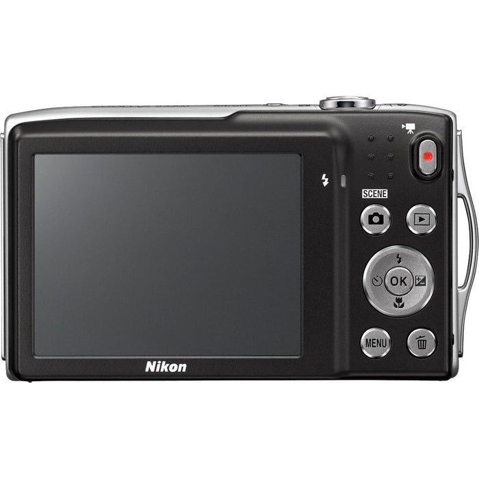 Nikon COOLPIX S3300 Digital Camera with 720p HD Video - Silver REFURBISHED
