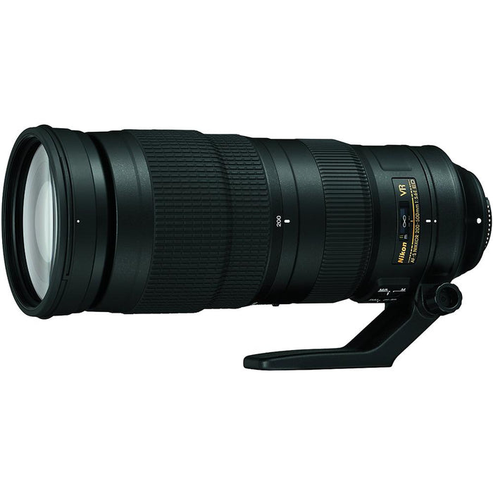Nikon 200-500mm f/5.6E ED VR AF-S NIKKOR Zoom Lens for Digital SLR Cameras Bundle