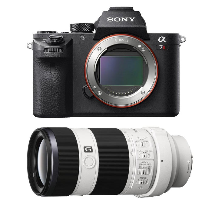 Sony a7R II Mirrorless Interchangeable Lens Camera Body with 70-200mm Lens Bundle