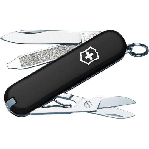 Victorinox Swiss Army Classic SD Pocket Knife - (Jet Black) 3-Pack Bundle