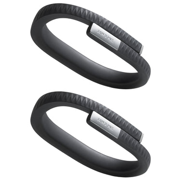 Jawbone 2-Pack UP by Jawbone - Medium Wristband - Onyx - REFURBISHED