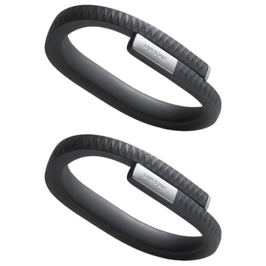 Jawbone 2-Pack UP by Jawbone - Medium Wristband - Onyx - REFURBISHED