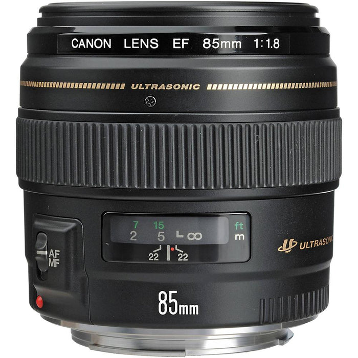 Canon EF 85mm F/1.8 USM Lens Exclusive Pro Kit