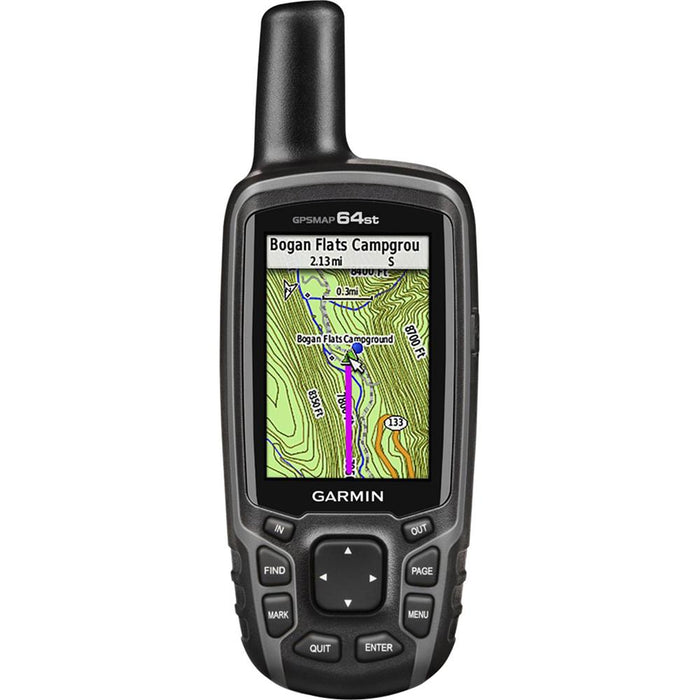 Garmin GPSMAP 64st Worldwide Handheld GPS 1Yr. BirdsEye & US Maps Plus Accessory Bundle