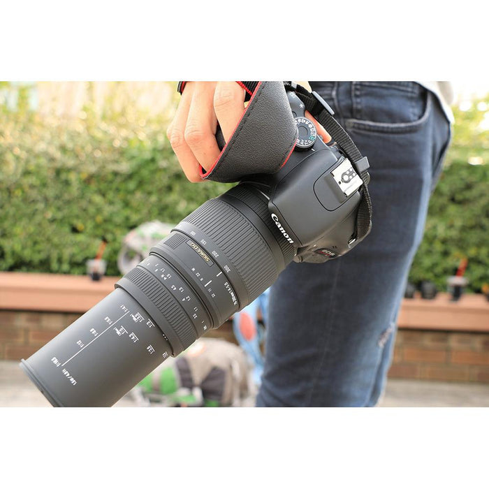 Sigma 70-300mm f/4-5.6 DG Macro Telephoto Zoom Lens for Canon DSLRs Lens Kit Bundle