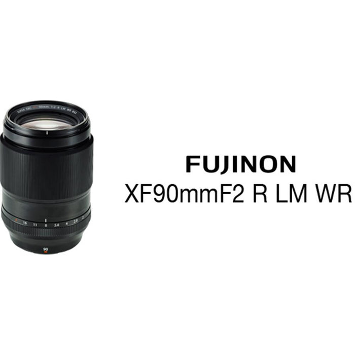 Fujifilm Fujinon XF90mm F2 R LM W Fast-Aperture Lens - OPEN BOX