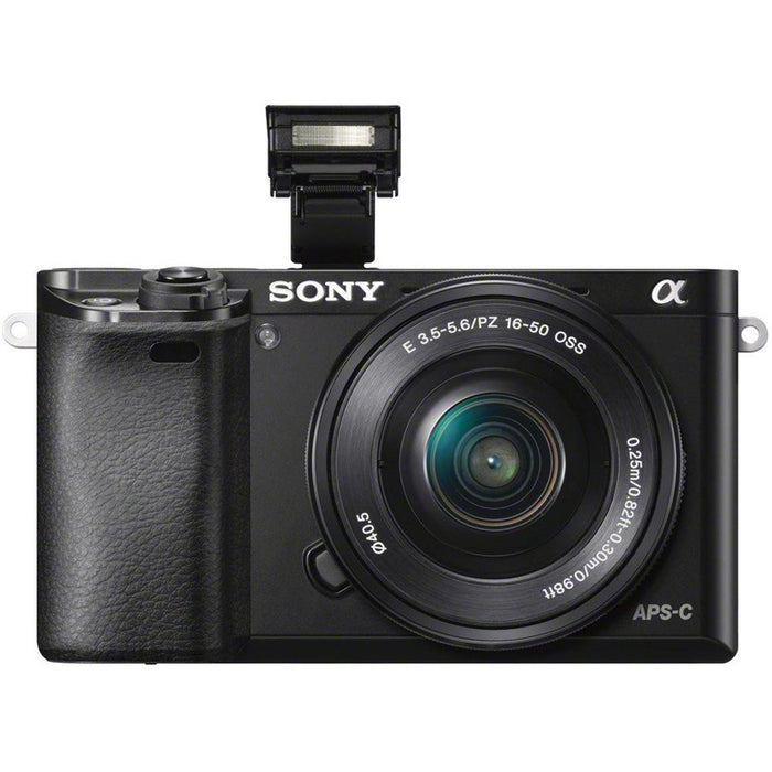 Sony Alpha a6000 24.3MP InterCH. Lens Camera with 16-50mm Power Zoom Lens (OPEN BOX)