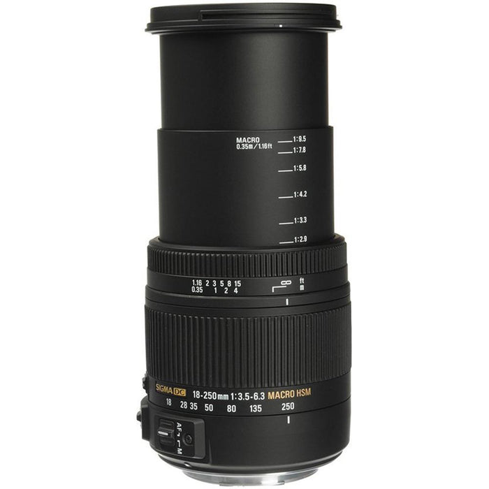 Sigma 18-250mm F3.5-6.3 DC OS HSM Lens for Sony Minolta Complete Pro Lens Kit