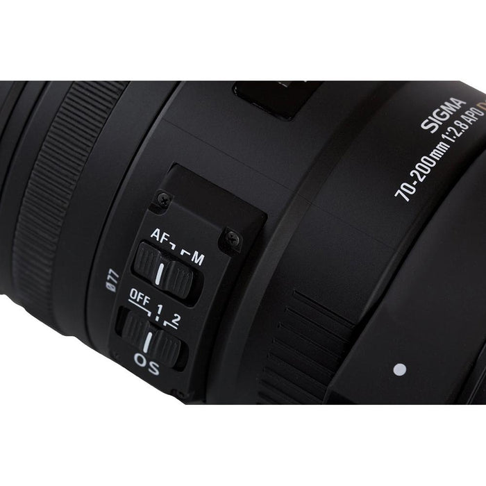 Sigma 70-200mm f/2.8 APO EX DG HSM OS FLD Zoom Lens for Nikon DSLRs - Pro Lens Kit