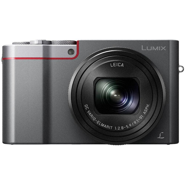 Panasonic ZS100 LUMIX 4K 20 MP Digital Camera with Wi-Fi - Silver (DMC-ZS100S)