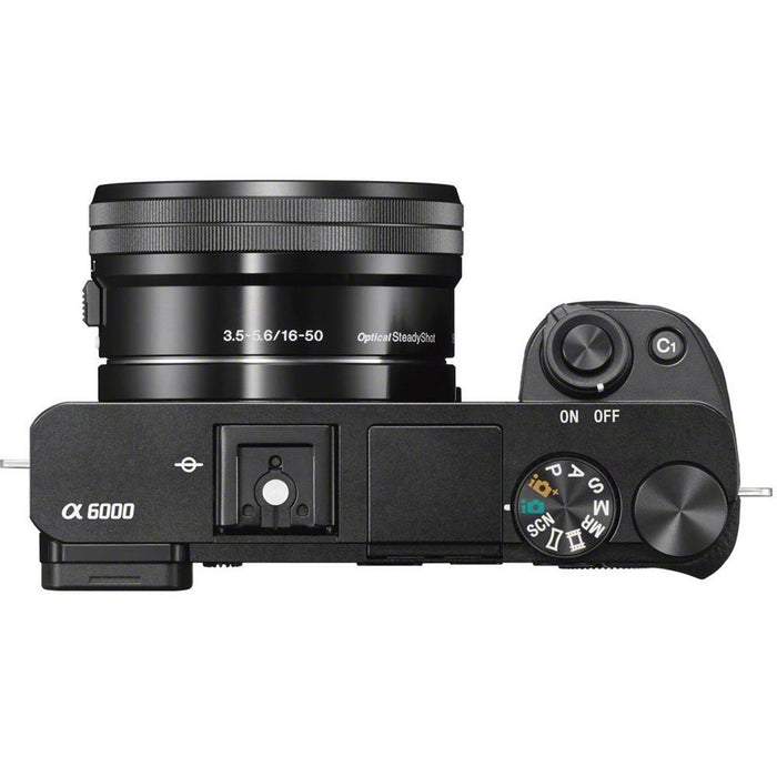 Sony Alpha a6000 24.3MP Interchangeable Lens Camera with 16-50mm Power Zoom Lens Kit