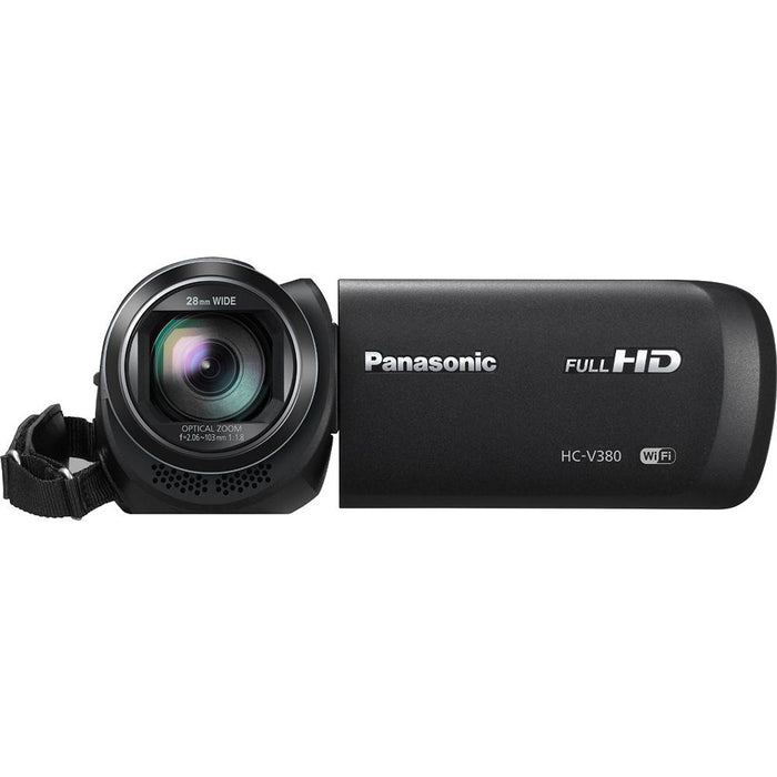 Panasonic HC-V380K Full HD Camcorder with Wi-Fi Multi Scene Twin Camera - Black