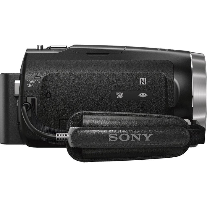 Sony HDR-CX675/B Full HD Handycam Camcorder with Exmor R CMOS Sensor Bundle