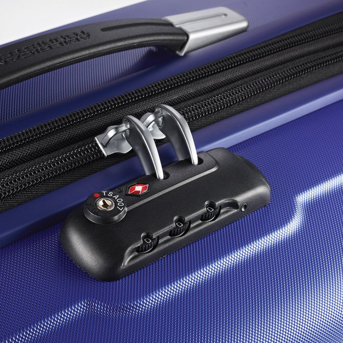 American Tourister 20" Arona Premium Hardside Spinner Luggage (Blue) - 73072-1090