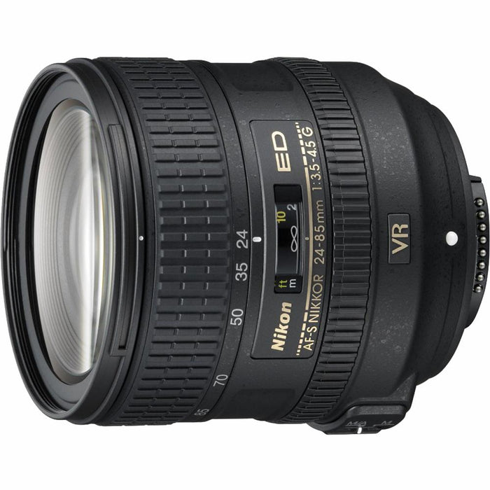 Nikon AF-S NIKKOR 24-85mm f/3.5-4.5G ED VR Lens - 2204 - (Certified Refurbished)