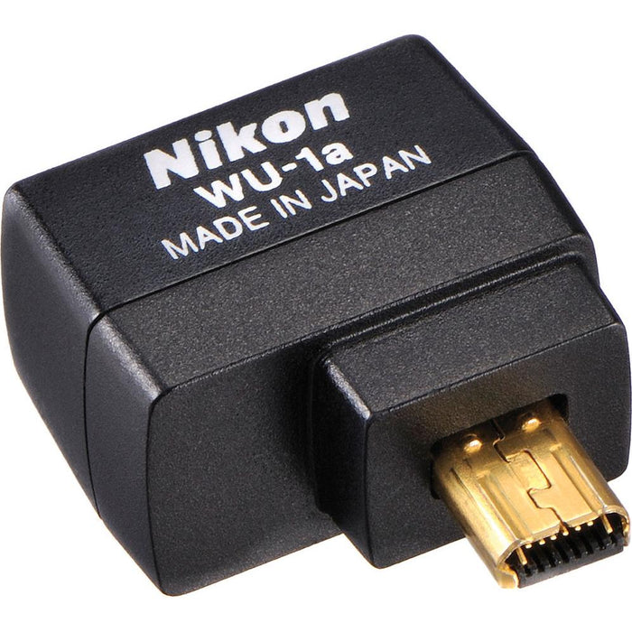 Nikon WU-1a Wireless Wi-Fi Adapter Pro Bundle for D3200 D3300 D5200 DSLRs REFURBISHED