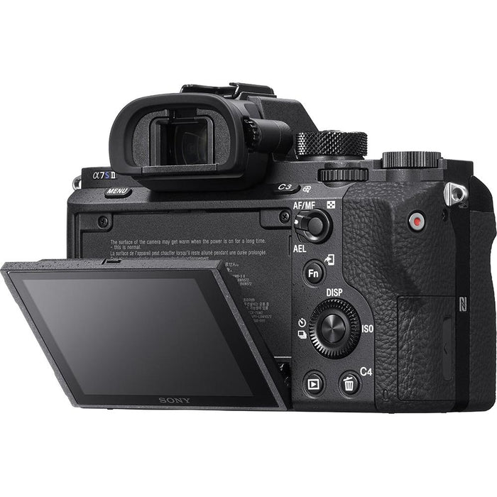 Sony a7S II Full-frame Mirrorless Interchangeable Lens Camera Body + 55mm Lens Bundle