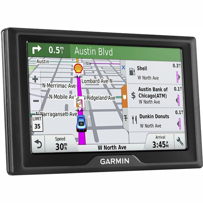 Garmin Drive 50LMT GPS Navigator (US Only) Charger + Dash Mount Bundle