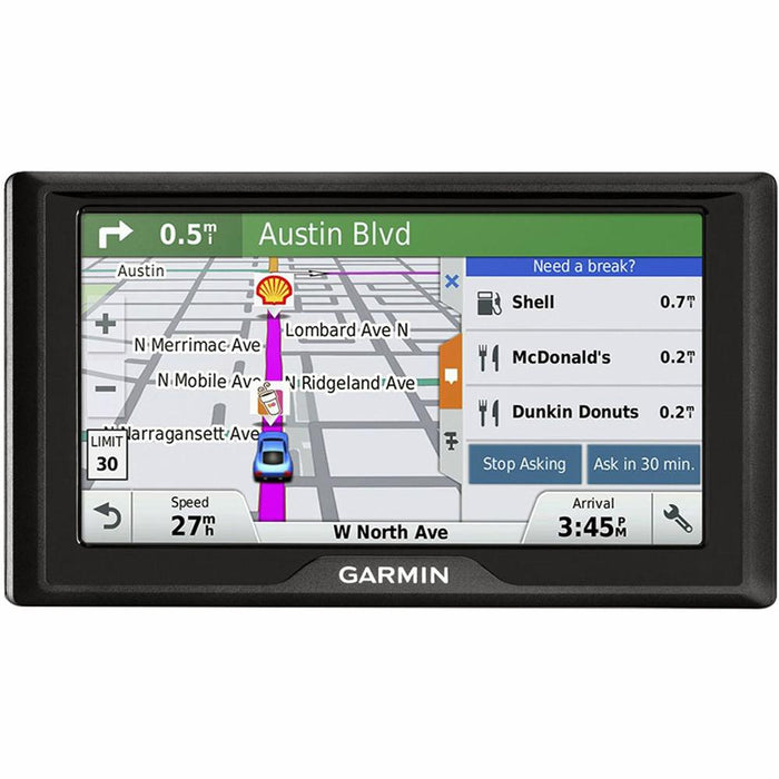 Garmin Drive 60LMT GPS Navigator (US Only) Charger + Dash Mount Bundle